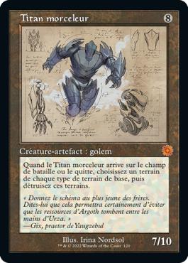 Titan morceleur - La Guerre Fratricide Artefacts Retro