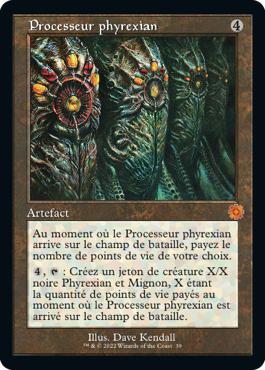 Processeur phyrexian - La Guerre Fratricide Artefacts Retro