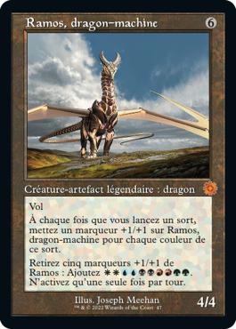 Ramos, dragon-machine - La Guerre Fratricide Artefacts Retro