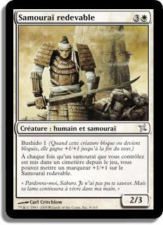 Samouraï redevable - Traîtres de Kamigawa