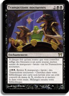 Transactions nocturnes - Guerriers de Kamigawa