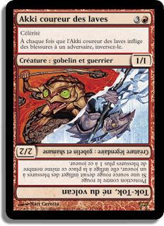 Akki coureur des laves - Guerriers de Kamigawa