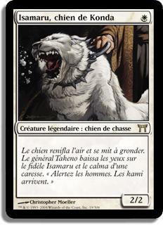 Isamaru, chien de Konda - Guerriers de Kamigawa