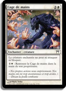 Cage de mains - Guerriers de Kamigawa