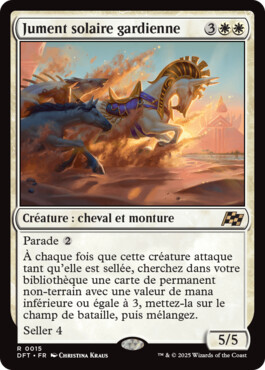 Jument solaire gardienne - Aetherdrift