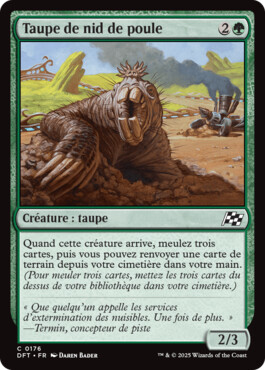 Taupe de nid de poule - Aetherdrift