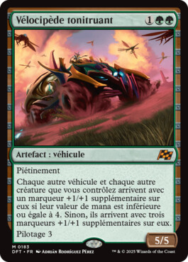 Vélocipède tonitruant - Aetherdrift