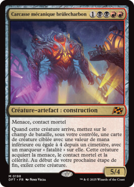 Carcasse mécanique brûlecharbon - Aetherdrift
