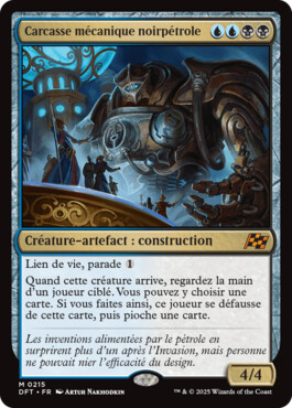 Carcasse mécanique noirpétrole - Aetherdrift