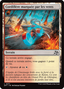 Cordillère marquée par les vents - Aetherdrift