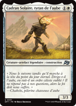 Cadran Solaire, tyran de l'aube - Aetherdrift