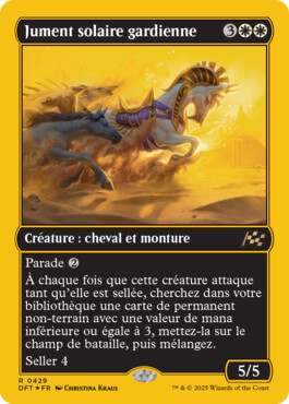 Jument solaire gardienne - Aetherdrift