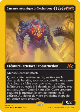 Carcasse mécanique brûlecharbon - Aetherdrift