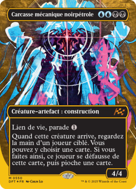 Carcasse mécanique noirpétrole - Aetherdrift