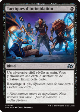 Tactiques d'intimidation - Aetherdrift