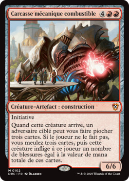 Carcasse mécanique combustible - Aetherdrift Commander
