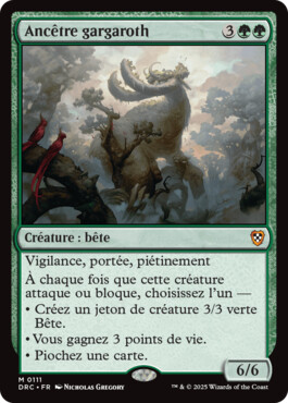 Ancêtre gargaroth - Aetherdrift Commander