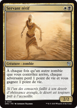 Servant rétif - Aetherdrift Commander