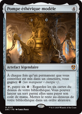 Pompe éthérique modèle - Aetherdrift Commander