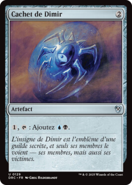 Cachet de Dimir - Aetherdrift Commander