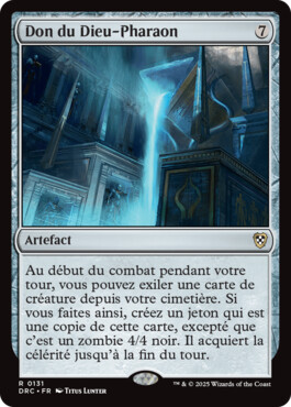 Don du Dieu-Pharaon - Aetherdrift Commander