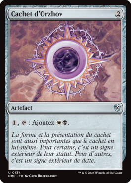 Cachet d'Orzhov - Aetherdrift Commander