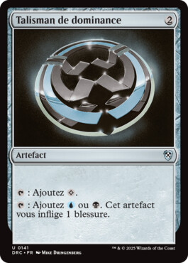 Talisman de dominance - Aetherdrift Commander