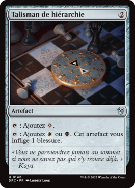 Talisman de hiérarchie - Aetherdrift Commander
