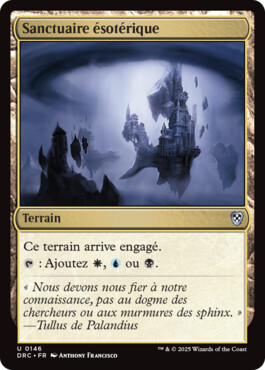 Sanctuaire ésotérique - Aetherdrift Commander