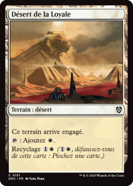 Désert de la Loyale - Aetherdrift Commander