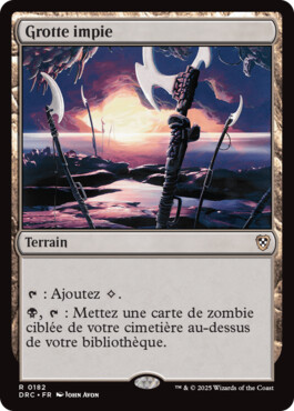 Grotte impie - Aetherdrift Commander