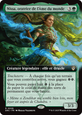 Nissa, oratrice de l'Âme du monde - Aetherdrift Commander