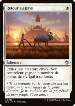Retour au pays - Aetherdrift Commander