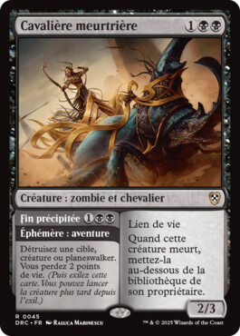 Cavalière meurtrière - Aetherdrift Commander