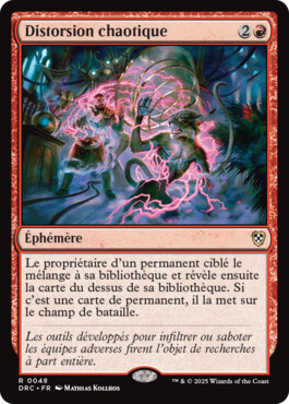 Distorsion chaotique - Aetherdrift Commander