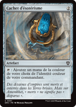 Cachet d'ésotérisme - Aetherdrift Commander