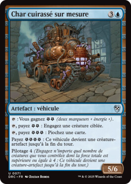 Char cuirassé sur mesure - Aetherdrift Commander