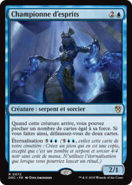 Championne d'esprits - Aetherdrift Commander