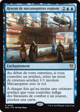 Réseau de mécanoptères espions - Aetherdrift Commander