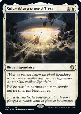 Salve désastreuse d'Urza - Dominaria Uni Commander