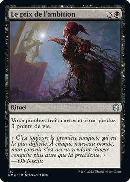 Le prix de l'ambition - Dominaria Uni Commander