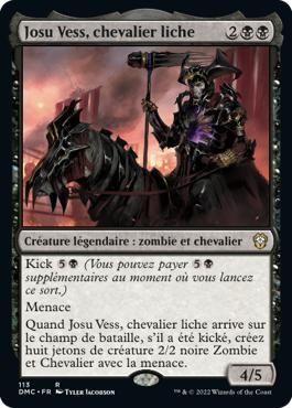 Josu Vess, chevalier liche - Dominaria Uni Commander