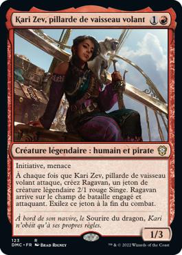 Kari Zev, pillarde de vaisseau volant - Dominaria Uni Commander