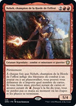 Neheb, champion de la Horde de l'effroi - Dominaria Uni Commander