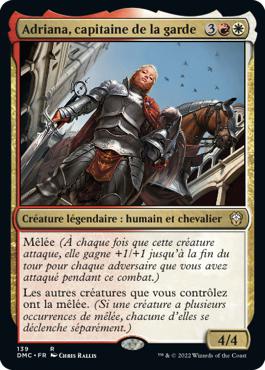 Adriana, capitaine de la garde - Dominaria Uni Commander