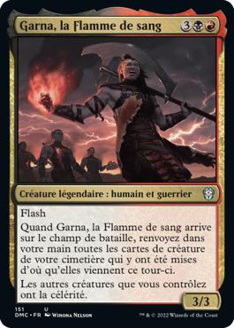 Garna, la Flamme de sang - Dominaria Uni Commander