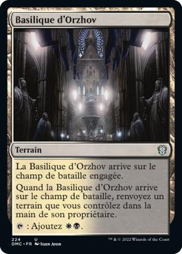 Basilique d'Orzhov - Dominaria Uni Commander