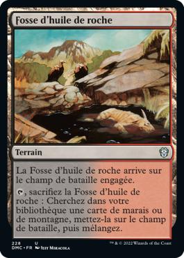 Fosse d'huile de roche - Dominaria Uni Commander