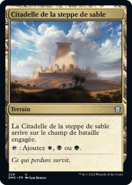 Citadelle de la steppe de sable - Dominaria Uni Commander