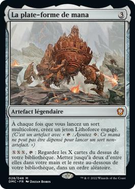 La plate-forme de mana - Dominaria Uni Commander